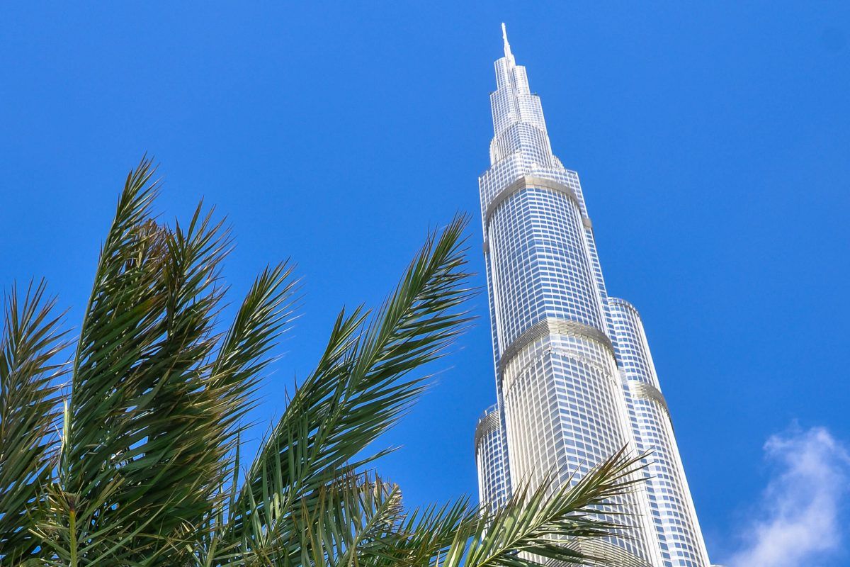 Дубаи пальмы Бурдж Халифа