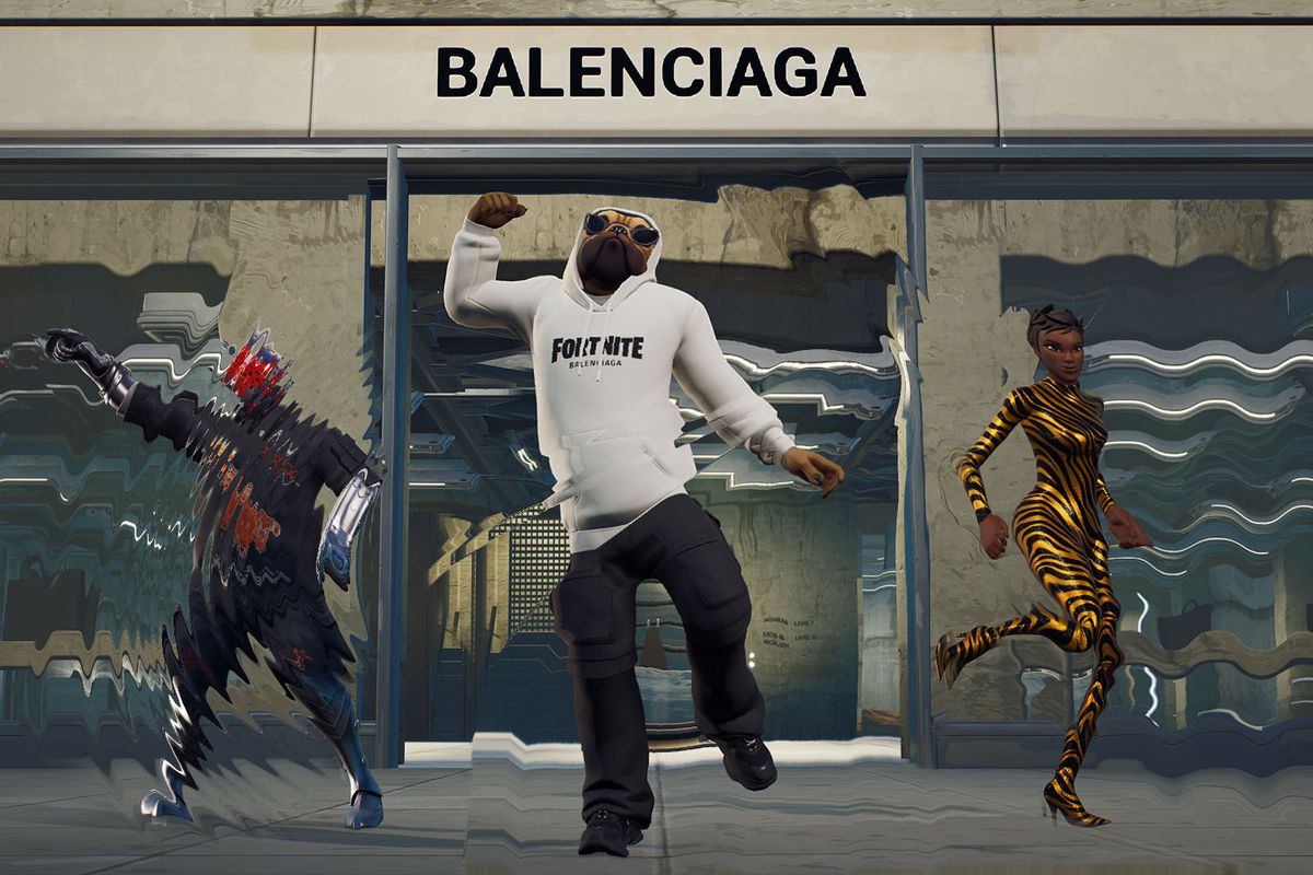 fortnite and balenciaga