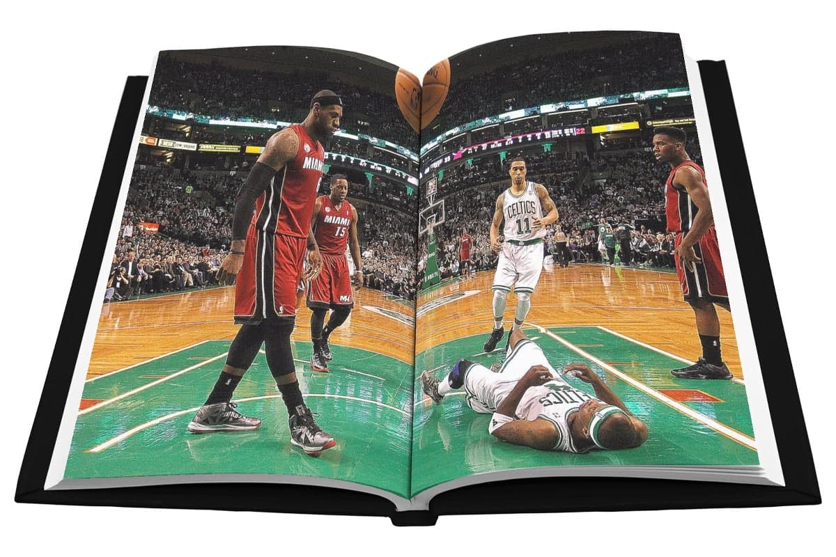 275 долларов. Книга NBA. LEBRON James Постер. Poster Dunk Esthetics. NBA poster.